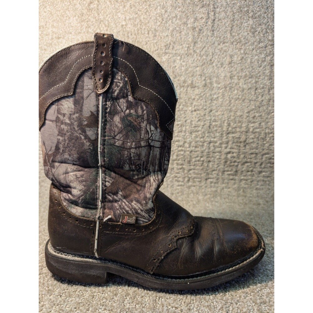 Justin Gypsy Boots Womens 10B Cowgirl Camouflage Brown L9609 - Picture 5 of 15